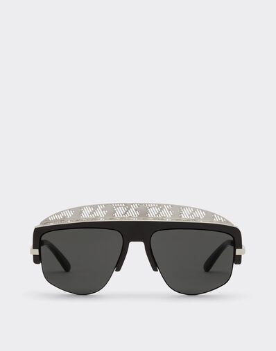 Ferrari Ferrari sunglasses with silver grey mirror lens Silver F1252f