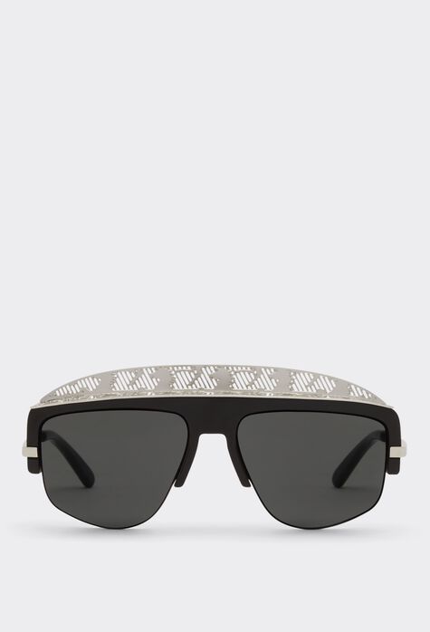 Ferrari Ferrari sunglasses with silver grey mirror lens Silver F1247f