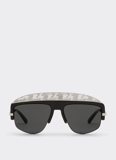 Ferrari Ferrari sunglasses with silver grey mirror lens Black F0829f