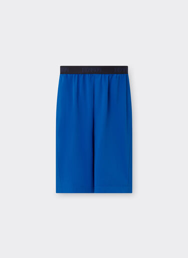 Ferrari Short trousers in cotton gabardine Klein Blue 21895f