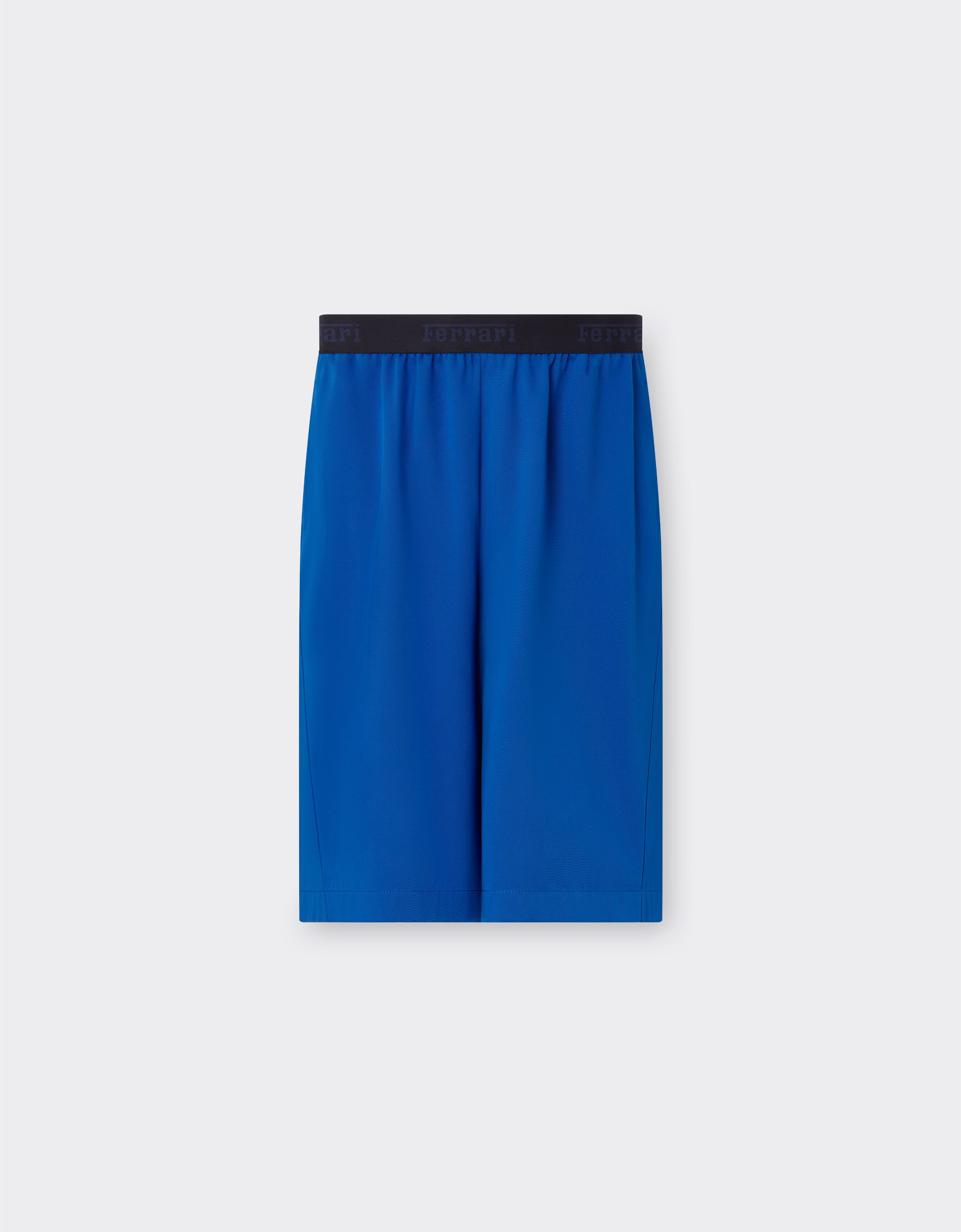 Ferrari Short trousers in cotton gabardine Klein Blue 21895f