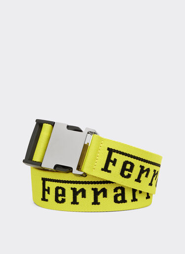 Ferrari Cintura jacquard con logo Ferrari Giallo 20295f
