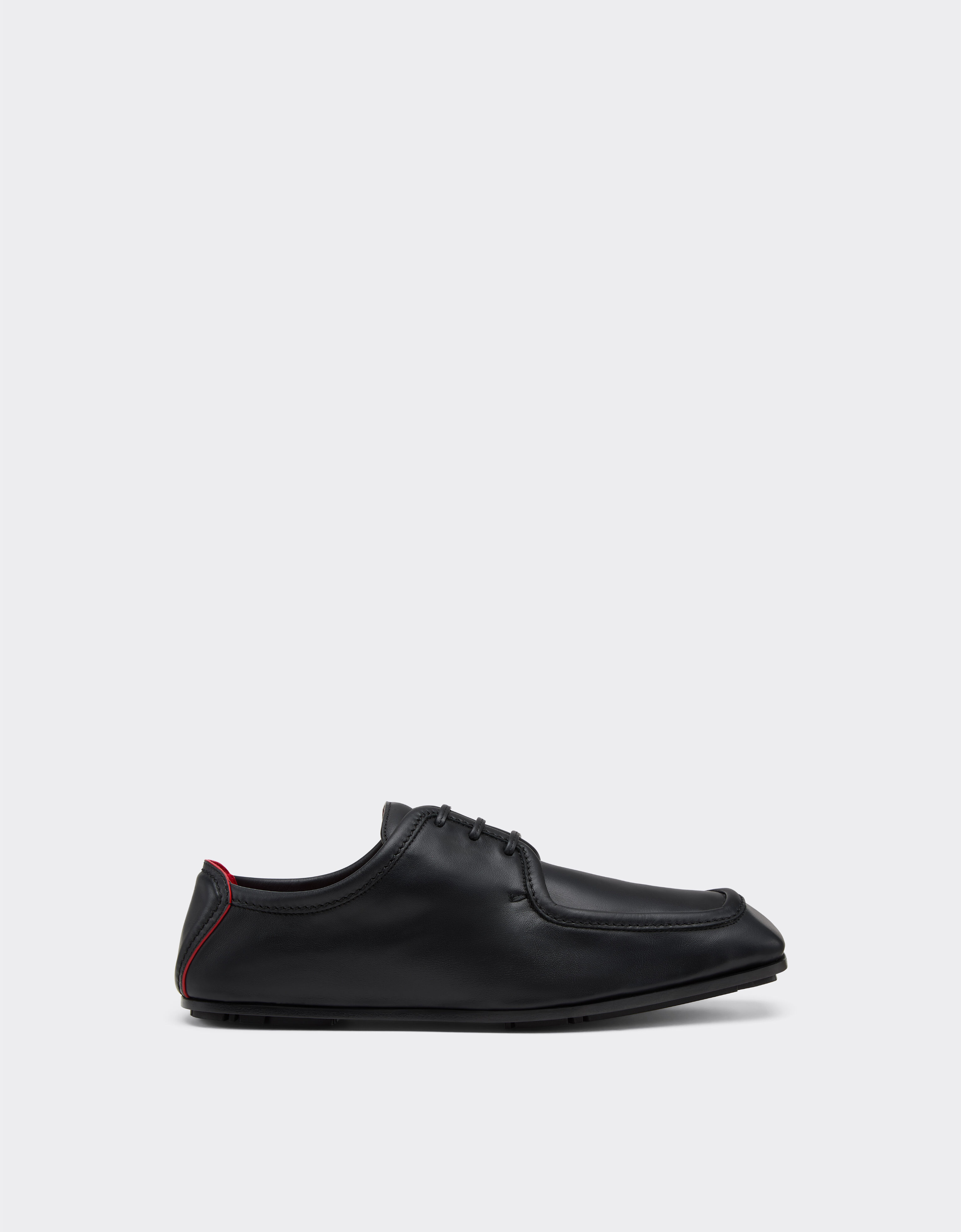 Ferrari Leather derby shoe Black 22741f