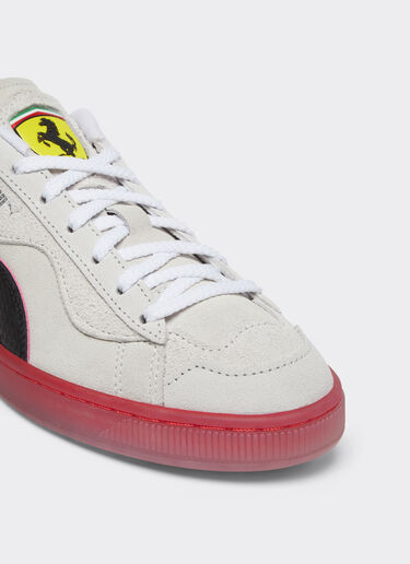Ferrari Sneaker Puma für Scuderia Ferrari Suede Topo Trip Optisch Weiß F1452f