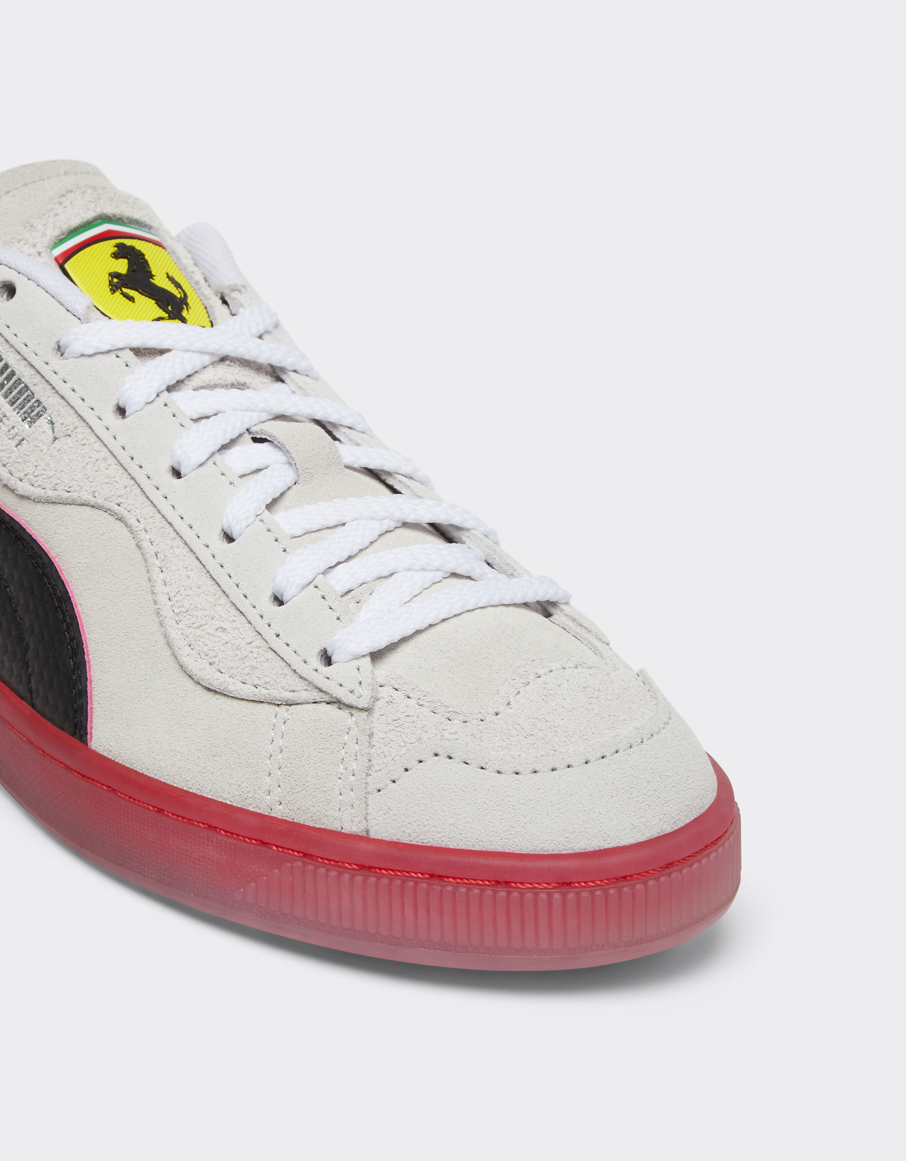 Ferrari Sneaker Puma für Scuderia Ferrari Suede Topo Trip Optisch Weiß F1452f