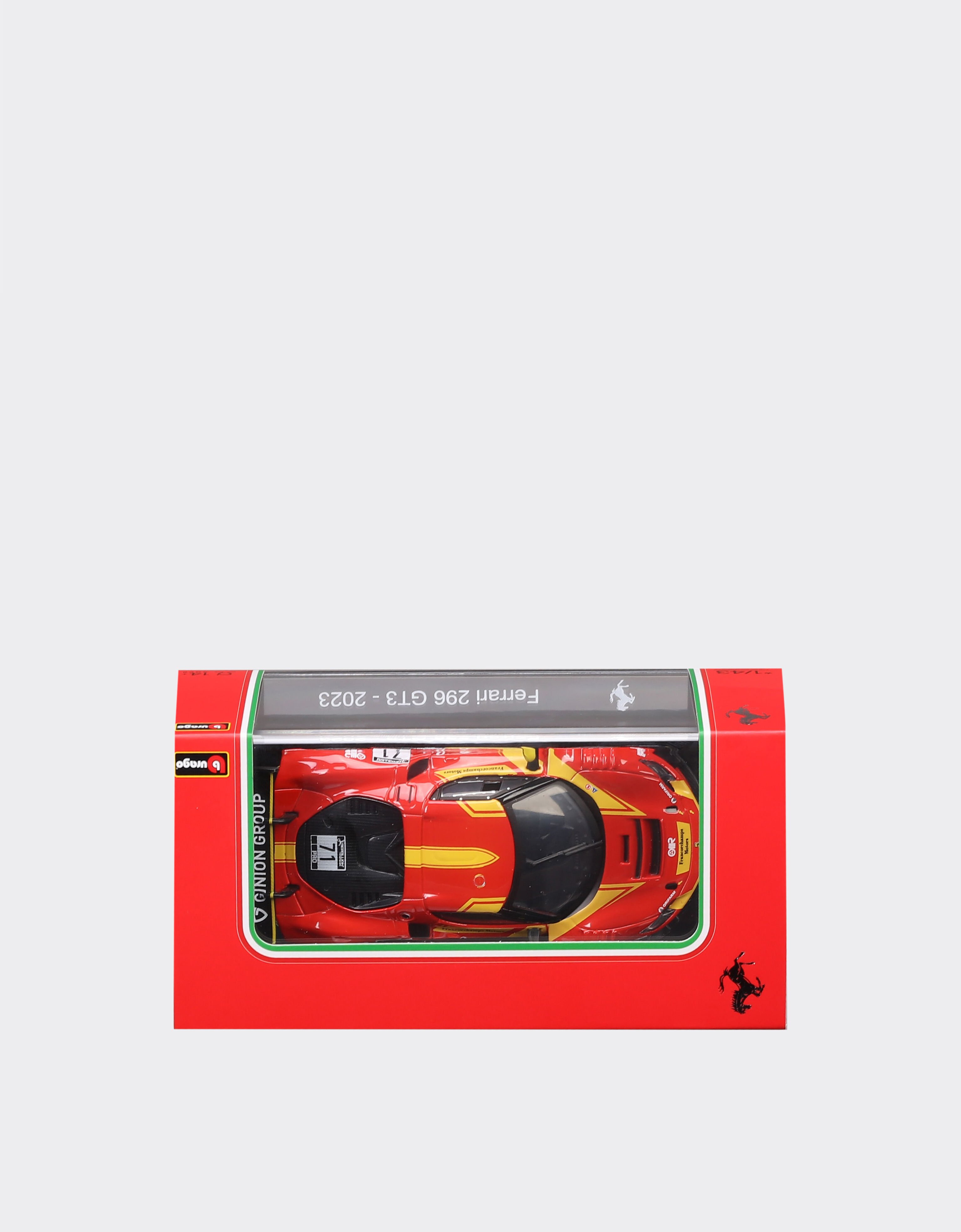 Ferrari Maqueta del Ferrari 296 GT3 a escala 1:43 Rosso LO0R0045EXT0001f