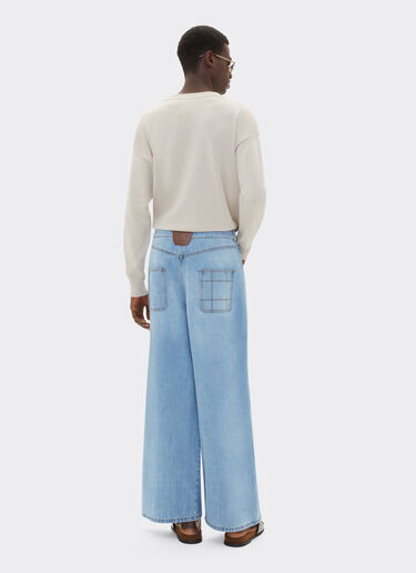 Ferrari Five-pocket denim trousers Light Denim 21828f