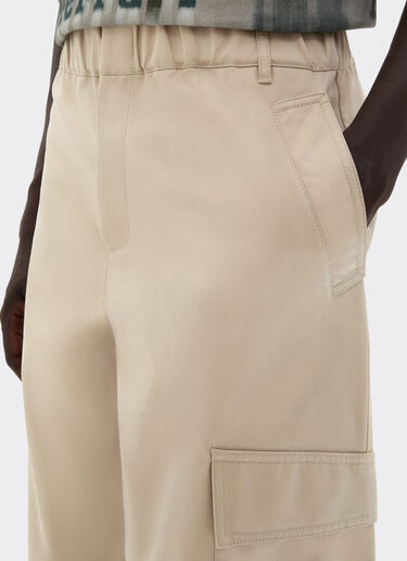 Ferrari Q-Cycle® cotton twill cargo pants Chalk 22632f
