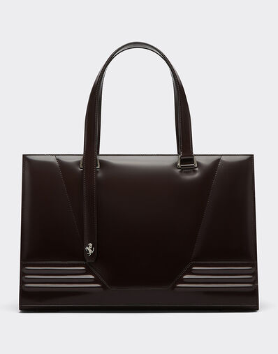 Ferrari Ferrari GT brushed leather tote bag Dark Brown 21366f
