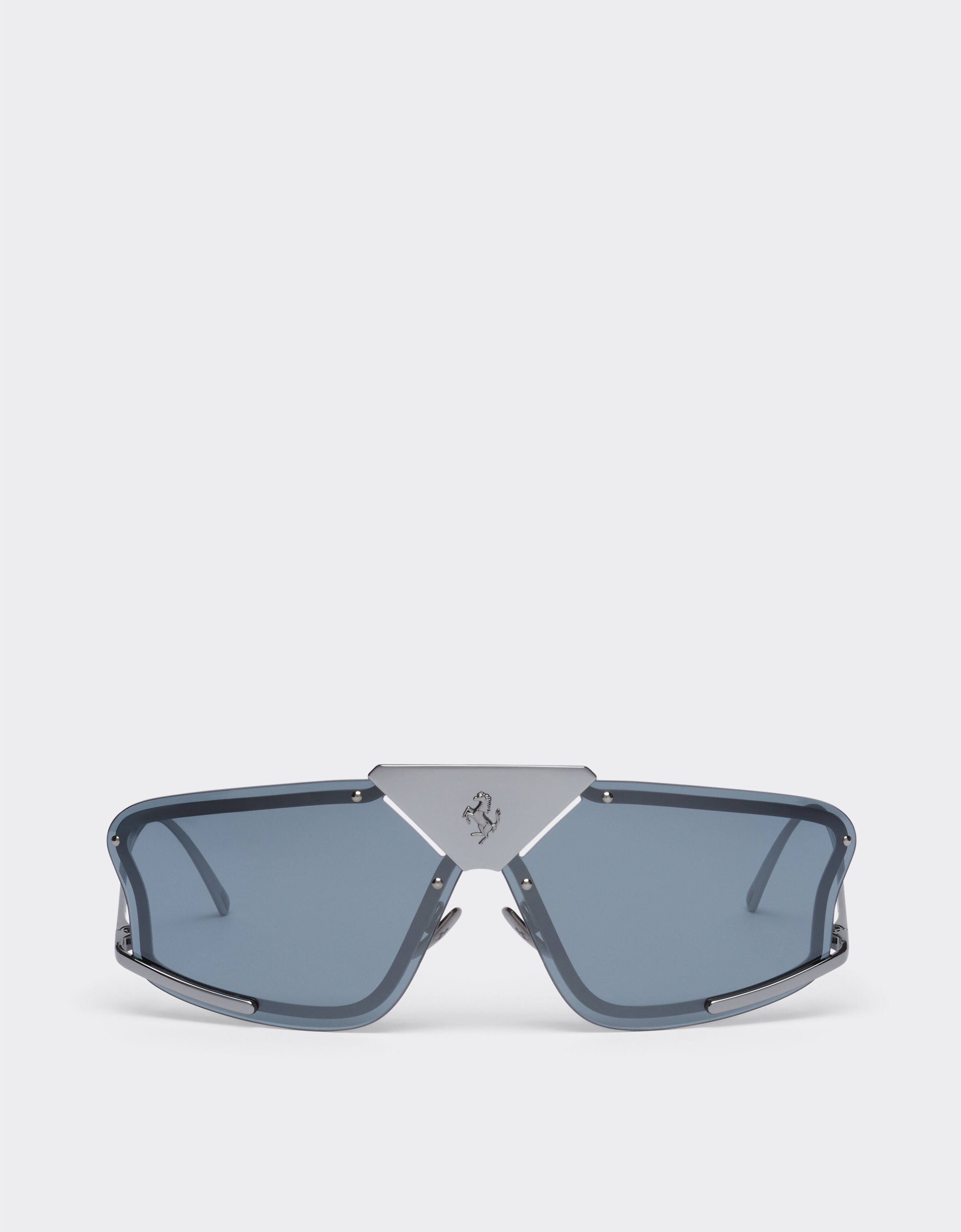 Ferrari Lunettes de soleil Ferrari avec verres miroir gris argenté Argent F1004f