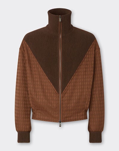 Ferrari Blouson bombardier en coton sergé Q-Cycle Espresso 22605f