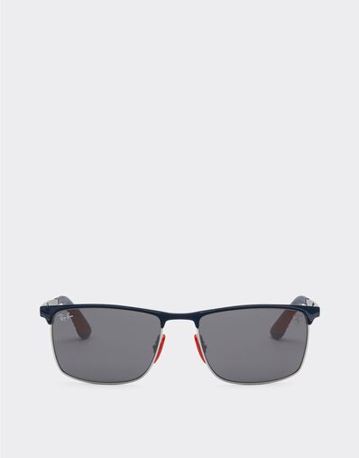 Ferrari Ray-Ban for Scuderia Ferrari RB3726MF blue and gunmetal grey with dark grey lenses Dark Grey F1031f