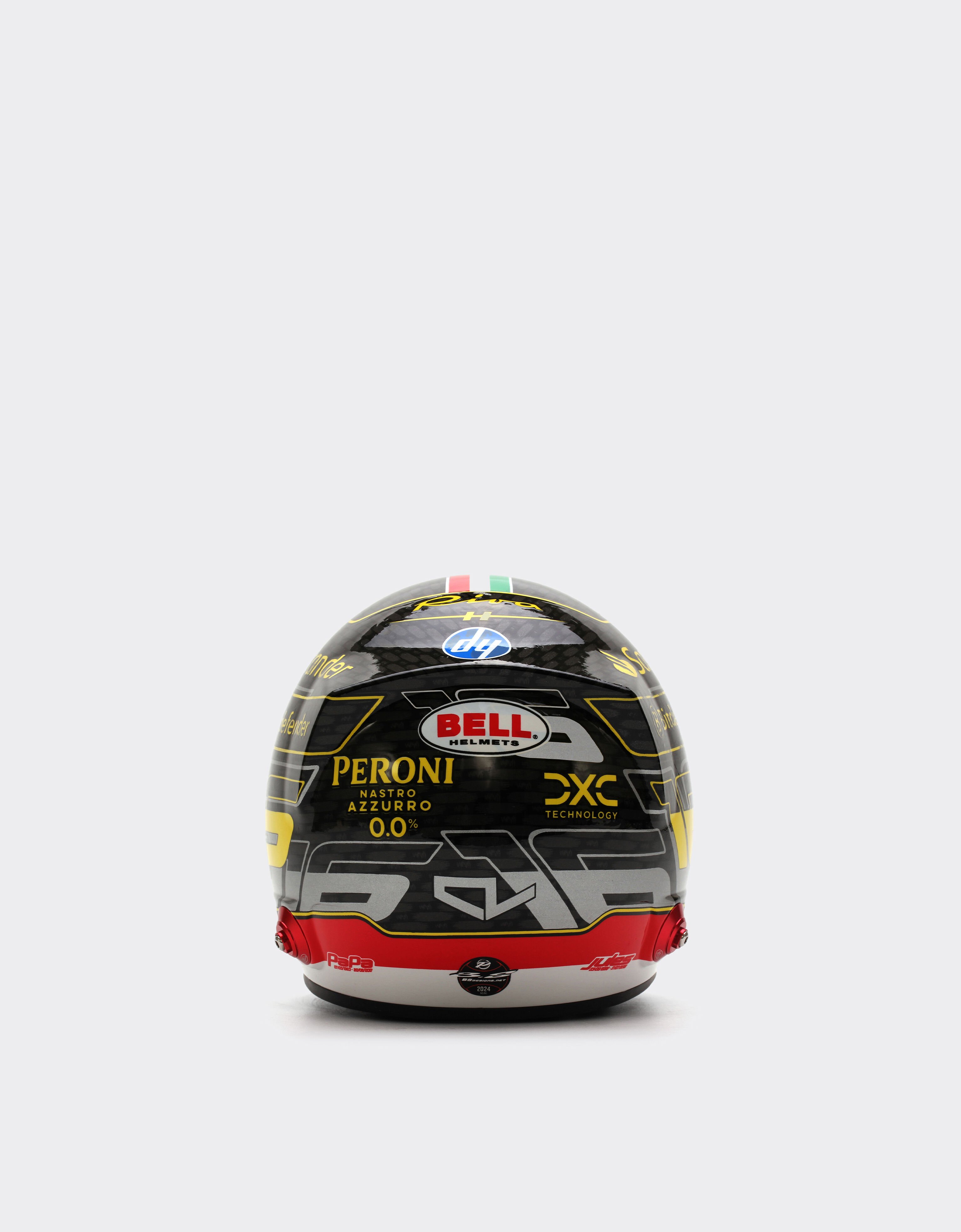 Ferrari Charles Leclerc Monza mini helmet in 1:2 scale - 2024 Special Edition Black F1352f