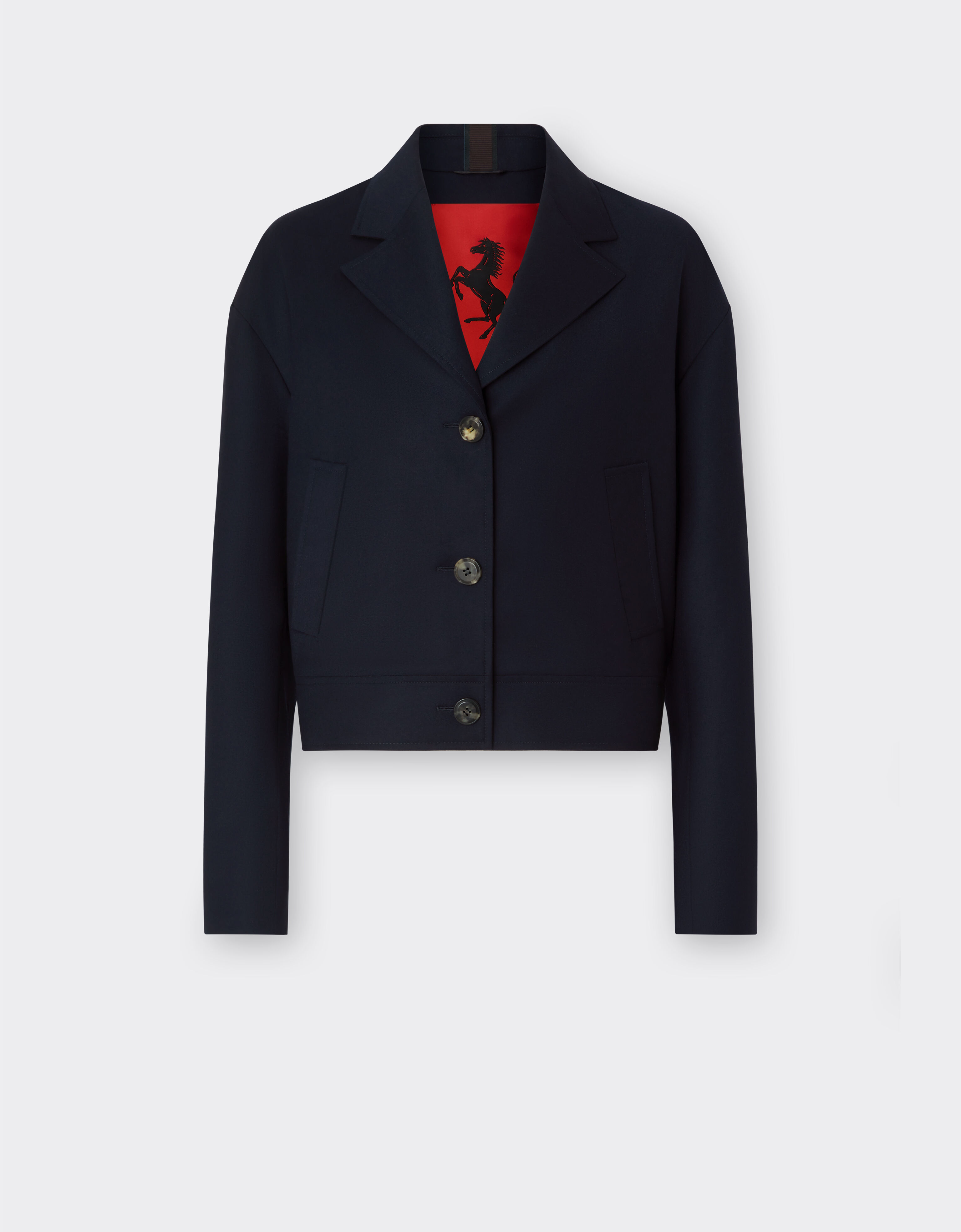 Ferrari Wool foulé blouson Navy 21160f