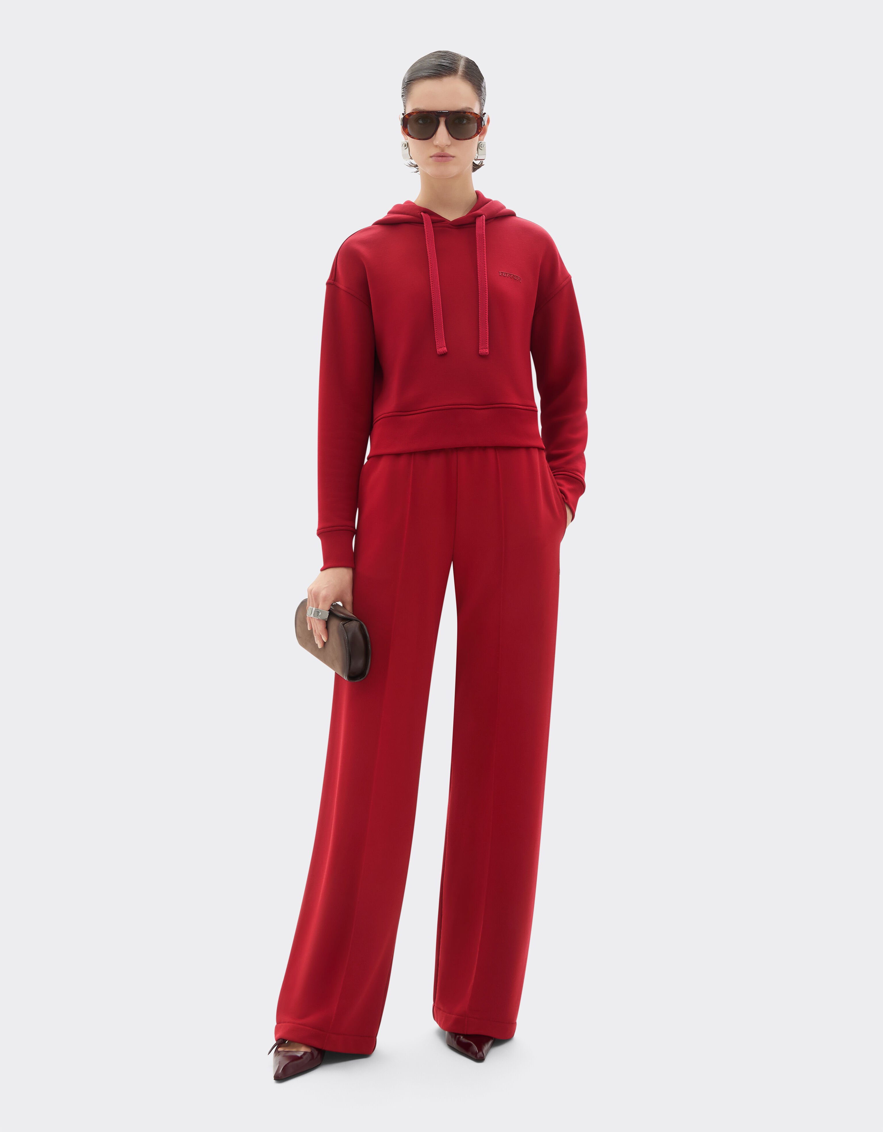 Ferrari Technical jersey hoodie Maison Red 50812f