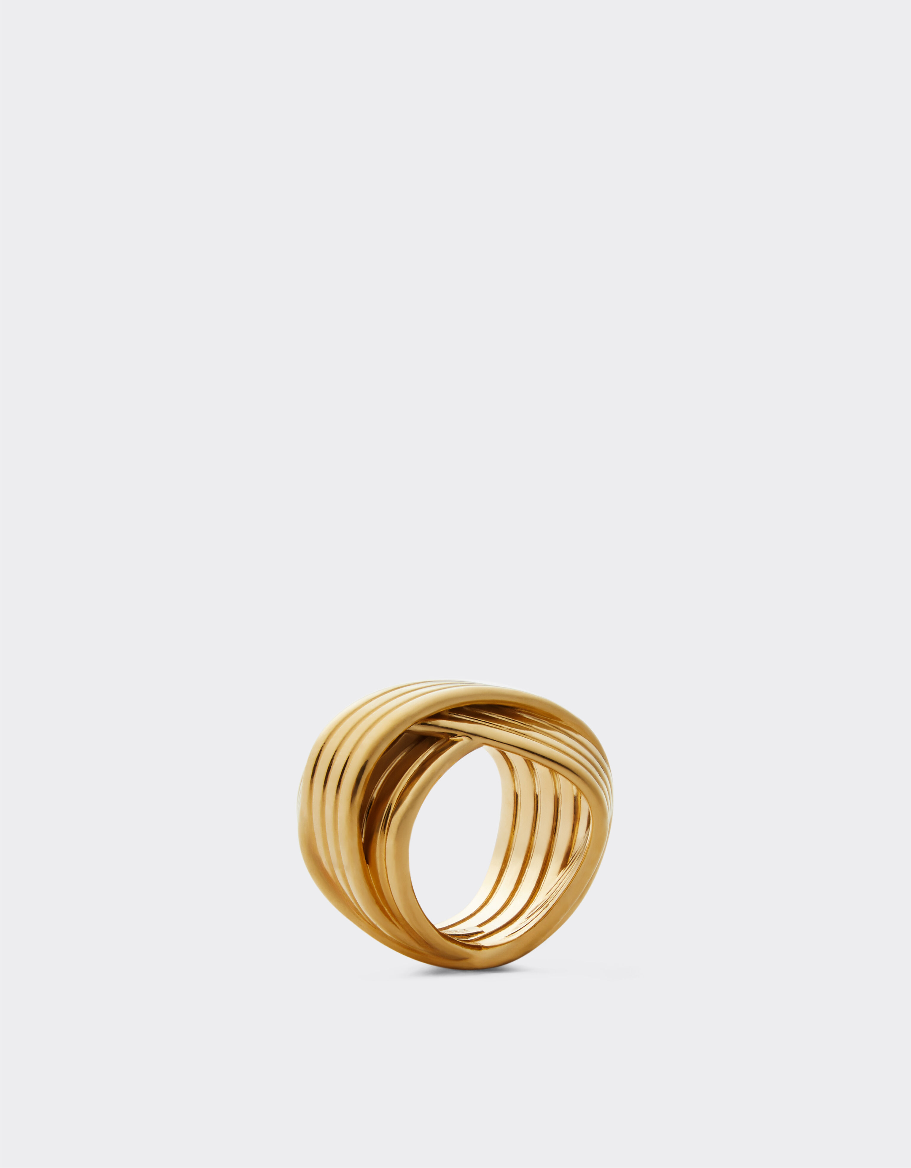 Ferrari Goldener Ring mit Rennstreckenmotiv Gold 21156f