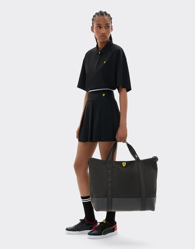 Ferrari Weekender bag in technical fabric Nero SBNWE0003HMM0033f
