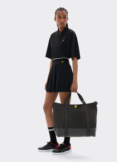 Ferrari Weekender bag in technical fabric Nero SBNWE0003HMM0033f
