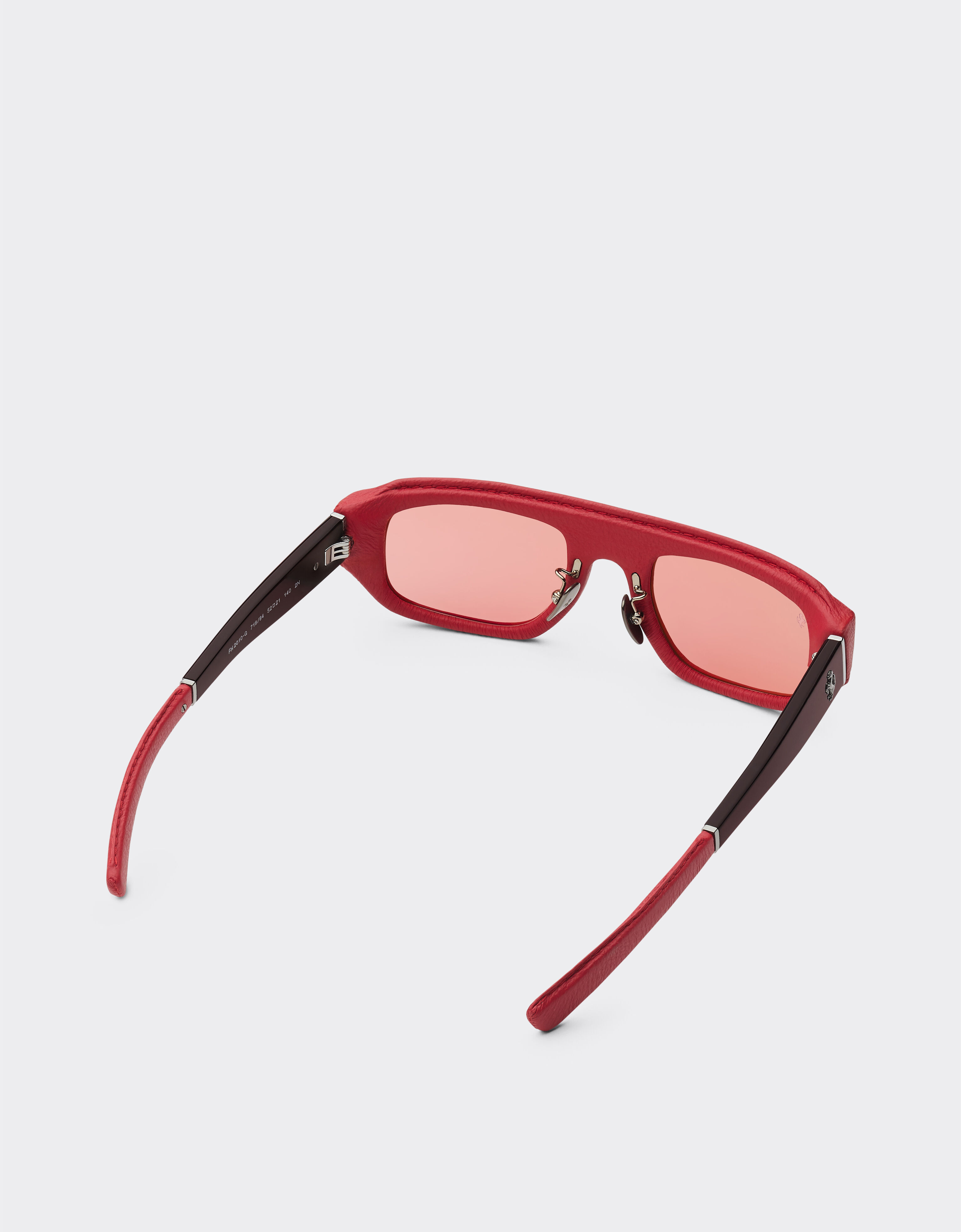 Ferrari Red Ferrari sunglasses in acetate and leather with red lens Red F1540f
