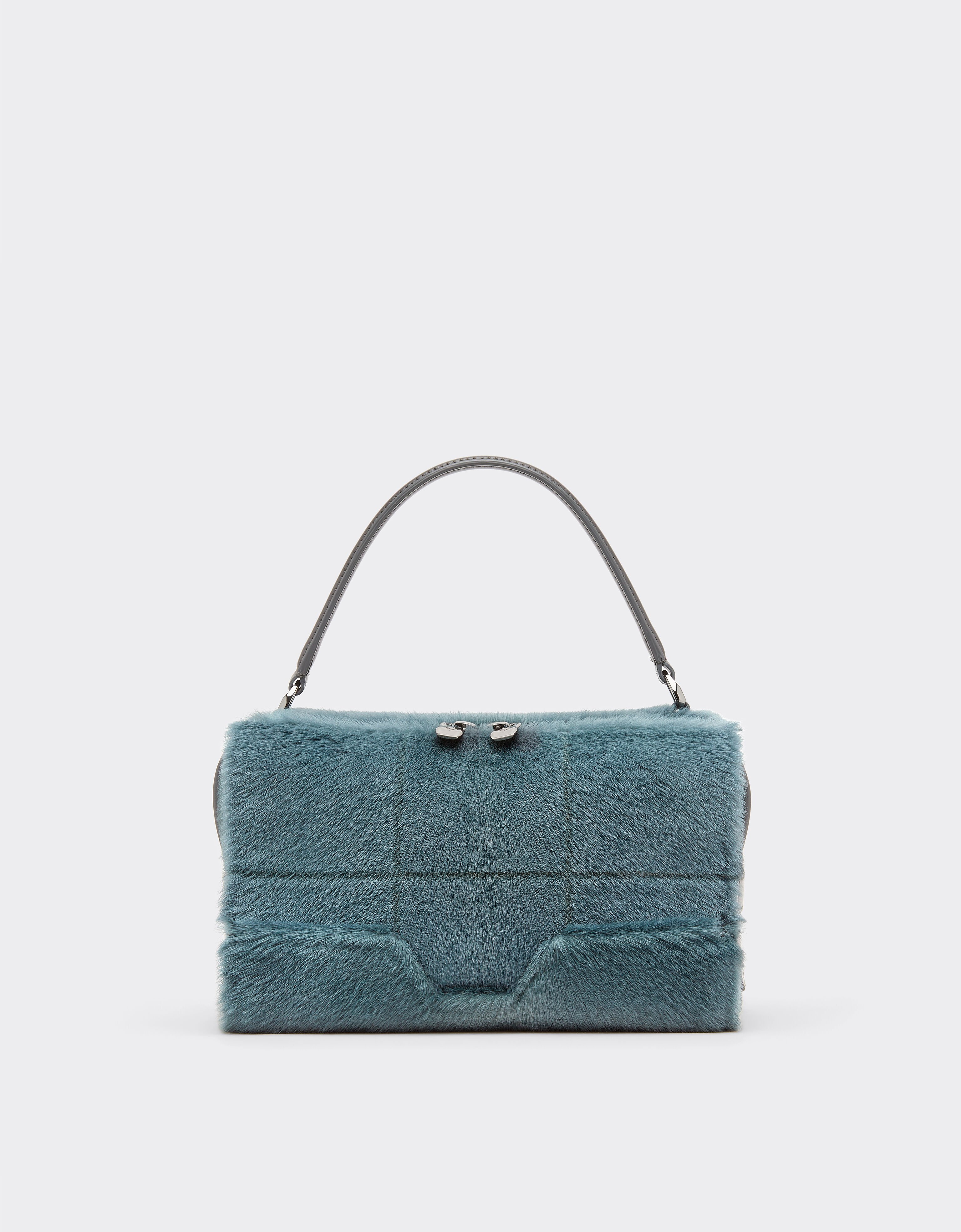 Ferrari Ferrari GT Soft mini bag in shearling Peacock 49134f