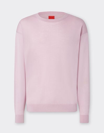 Ferrari Pull en cachemire et soie avec motif de liens Glycine 22660f