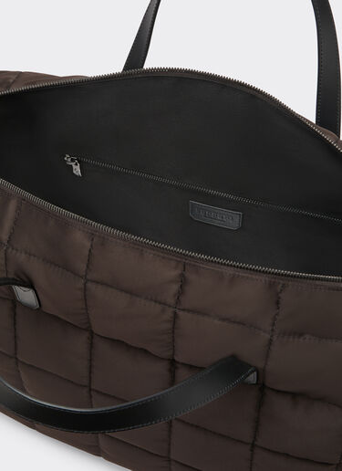 Ferrari Borsa duffle in eco-nylon Dark brown 21405f