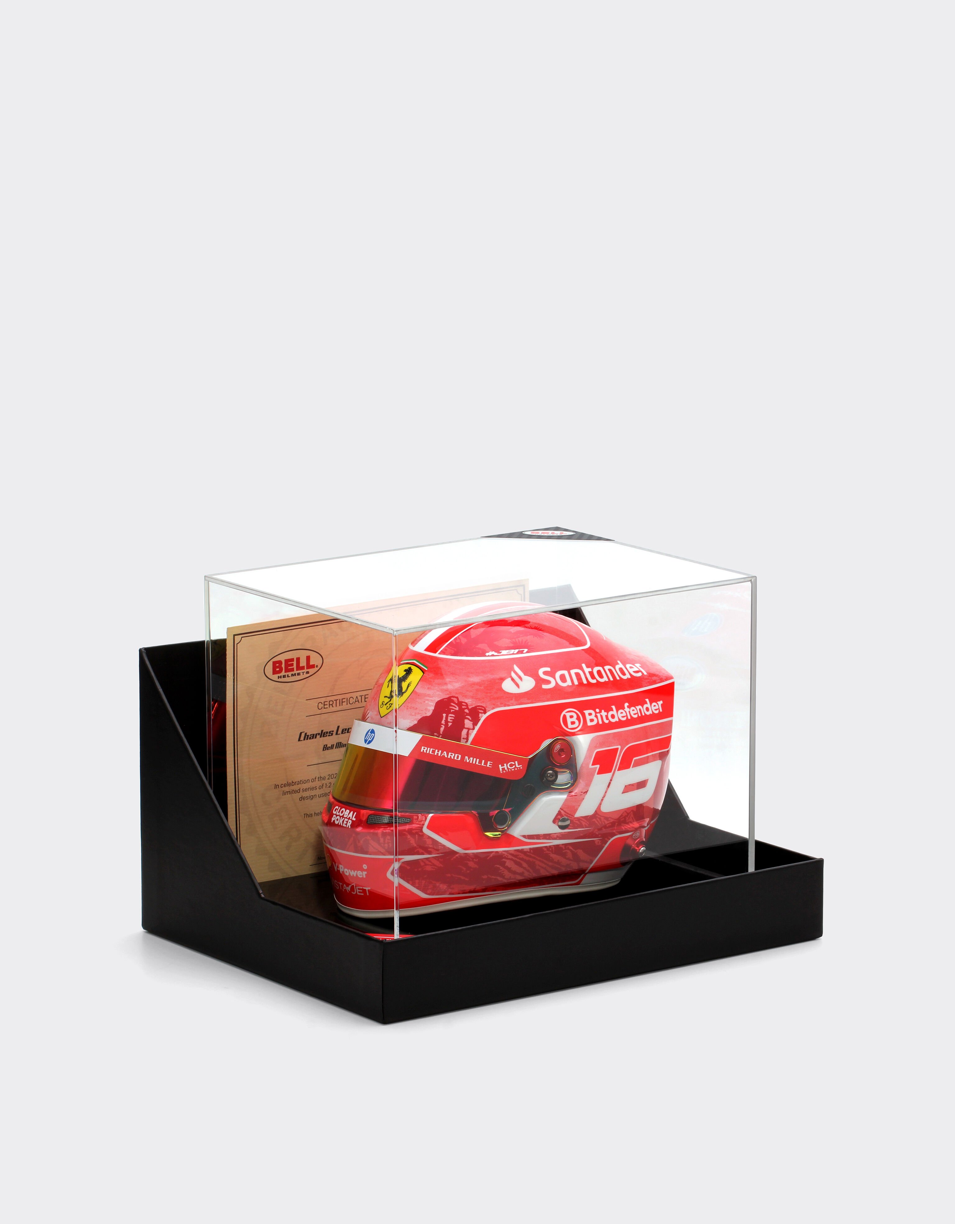 Ferrari Charles Leclerc Las Vegas 2024 Special Edition mini helmet in 1:2 scale MULTICOLOUR F1611f