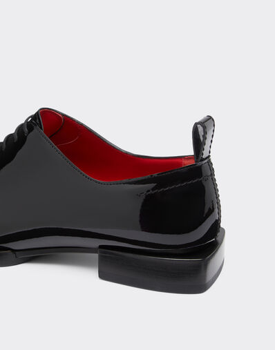 Ferrari Oxford shoe in coated leather Black 22011f