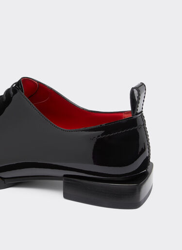 Ferrari Oxford shoe in coated leather Black 22011f