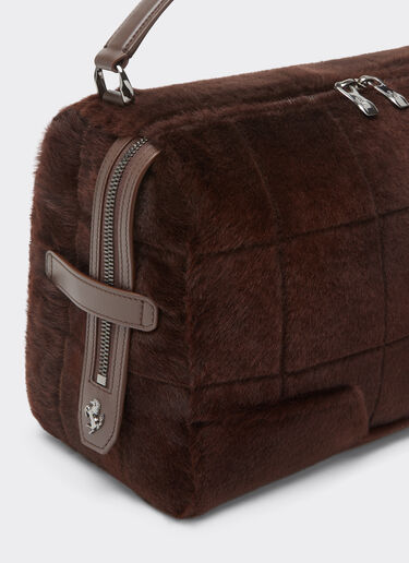 Ferrari GT Soft Umhängetasche aus Shearling Ferrari Ferrari GT Soft Umhängetasche aus Shearling Espresso 49132f