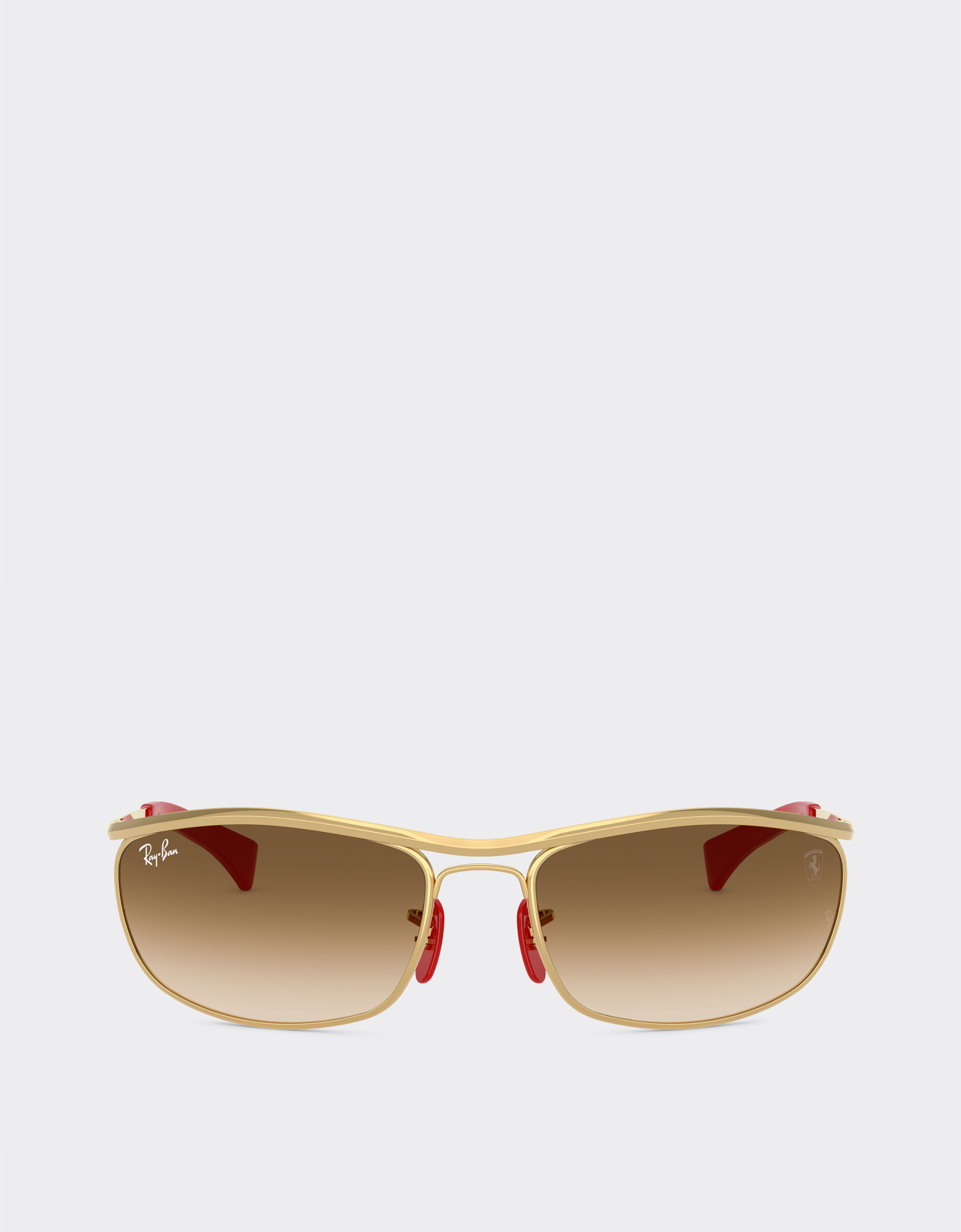 Ferrari Ray-Ban for Scuderia Ferrari RB3819M in gold metal with light brown gradient lenses Oro LA0JQf