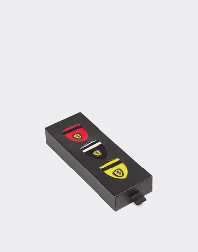  Frottee-Socken-Set mit Ferrari-Wappen Rosso SAUSO0001JCO0026f