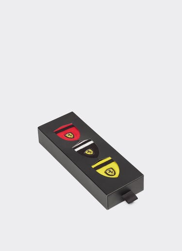  Frottee-Socken-Set mit Ferrari-Wappen Rosso SAUSO0001JCO0026f