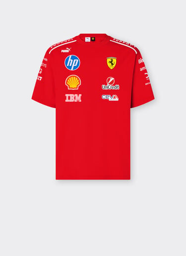 Ferrari Ferrari Replica T-Shirt for the 2026 Monza Grand Prix Rosso LJ0TH1145EXT0001f