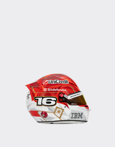 Ferrari Leclerc Las Vegas 2025 Special Edition mini helmet in 1:2 scale MULTICOLORE LA07Kf