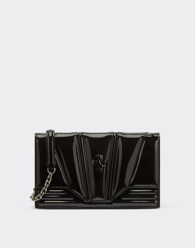 Ferrari Ferrari GT bag in patent leather with chain Navy 21463f