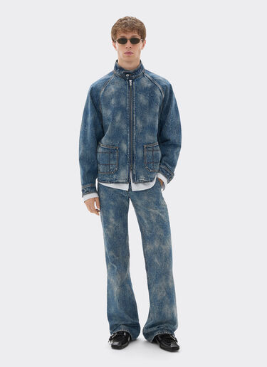 Jacket in needled and washed denim Ferrari Jacket in needled and washed denim Denim 22499f