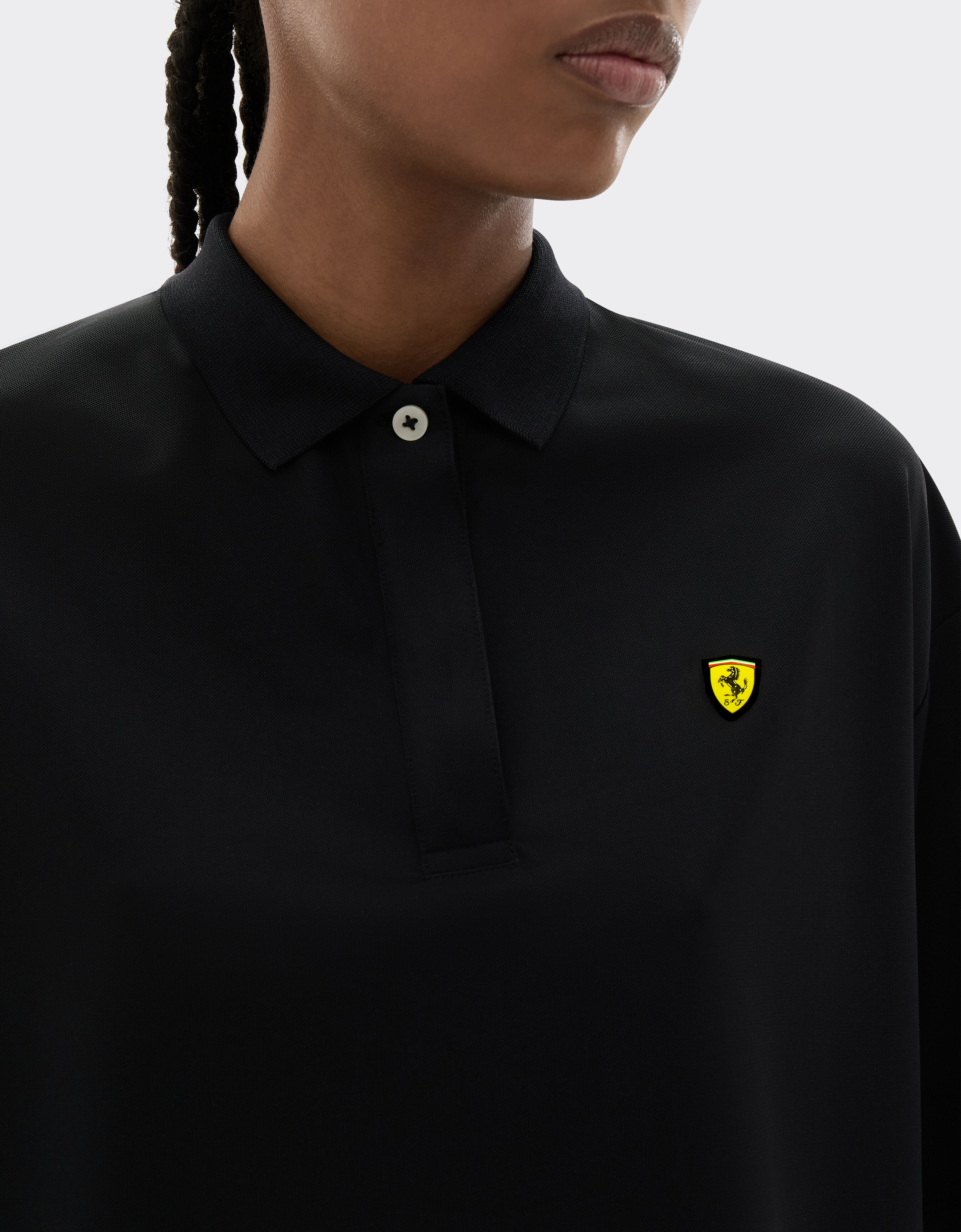  Polohemd mit Scuderia Ferrari-Grafik Nero SJWPO0043JCO0024f