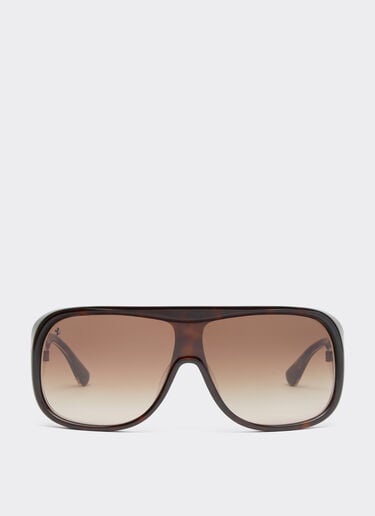 Ferrari Ferrari sunglasses in havana acetate with gradient brown lenses Tortoiseshell F1270f