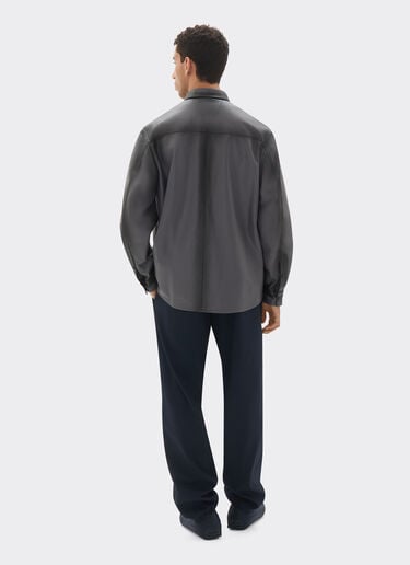 Reconditioned by Ferrari denim overshirt jacket Ferrari Reconditioned by Ferrari denim overshirt jacket Dark Grey 50147f
