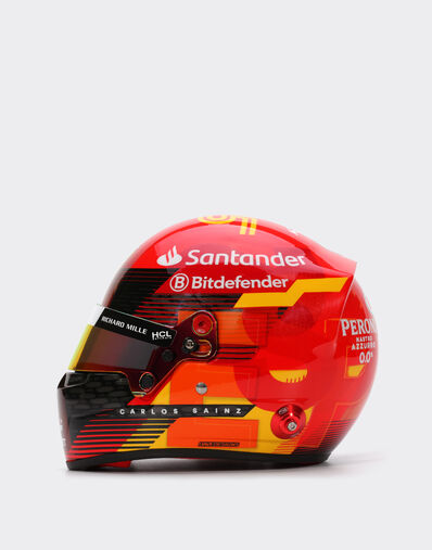 Ferrari 1:2-scale 2024 Carlos Sainz Spain Special Edition mini helmet Red F1355f
