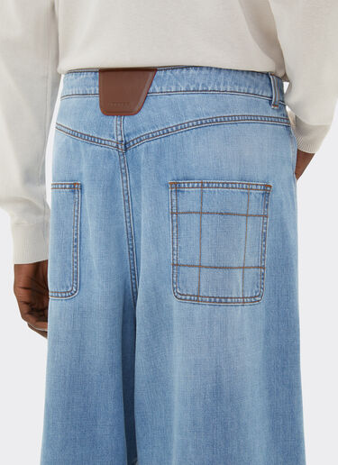 Ferrari Five-pocket denim trousers Light Denim 21828f