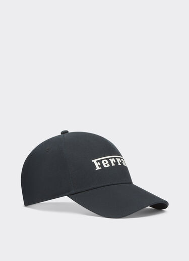 Ferrari Baseball cap with Ferrari logo Black Matt 20403f