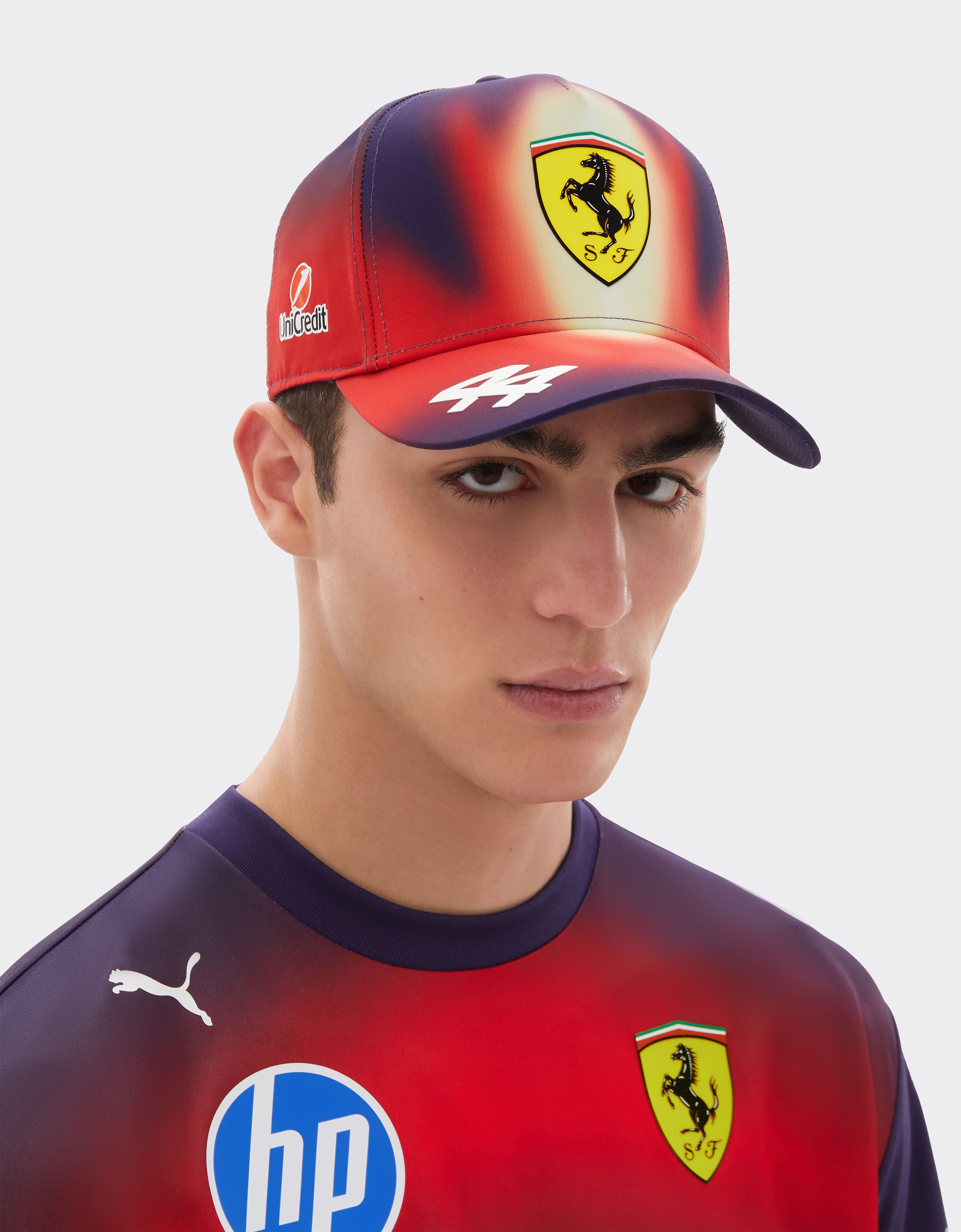 Ferrari Hamilton Replica Puma baseball cap for Scuderia Ferrari HP China 2026 Rosso LA0GOf