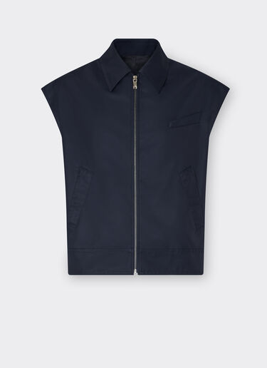 Ferrari Vest in Q-CYCLE® twill Navy 21861f