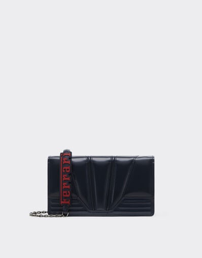 Ferrari Ferrari GT glossy leather wallet Navy 51202f