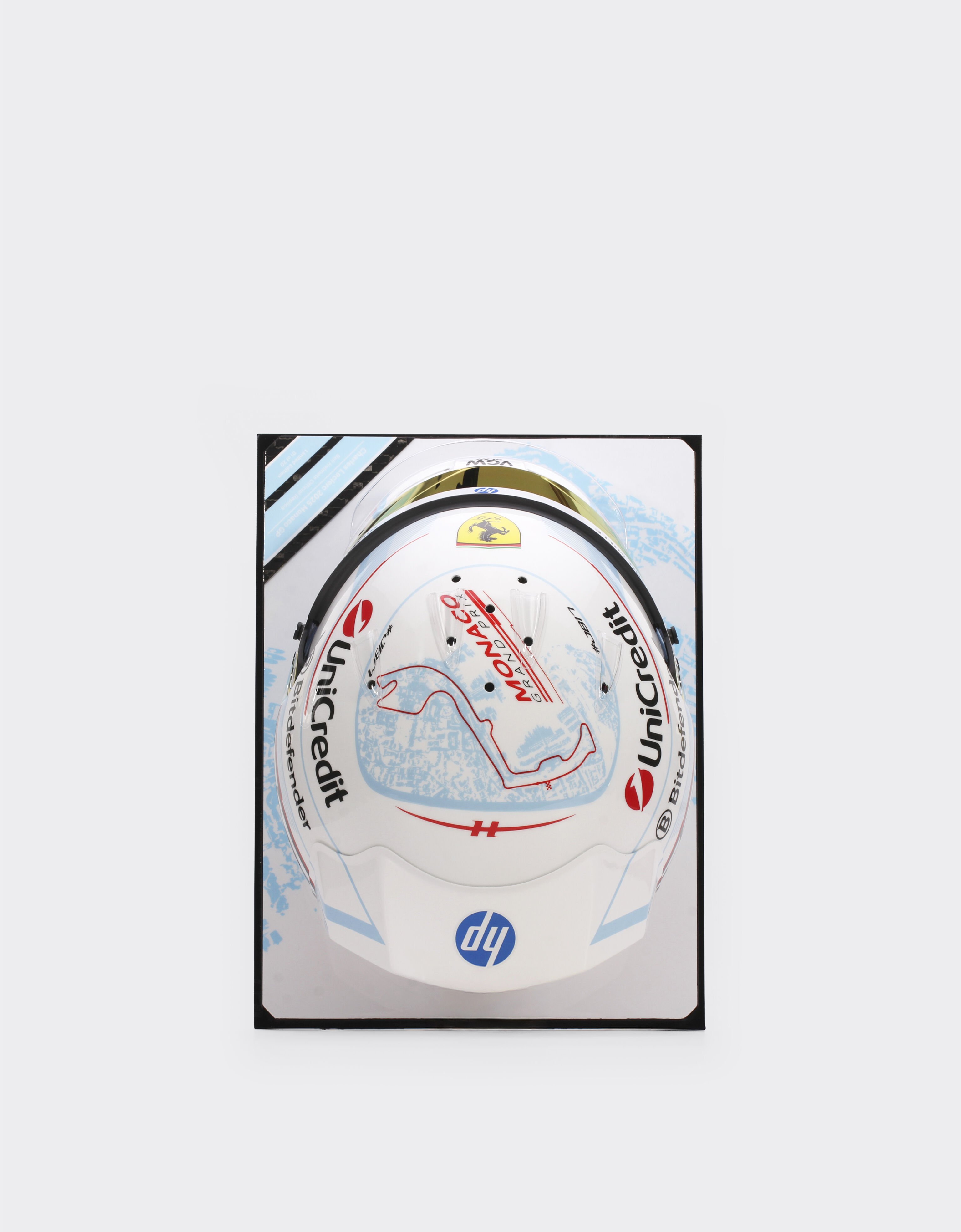 Ferrari Casco Charles Leclerc Monaco Special Edition 2025 in scala 1:1 MULTICOLORE LA07Af