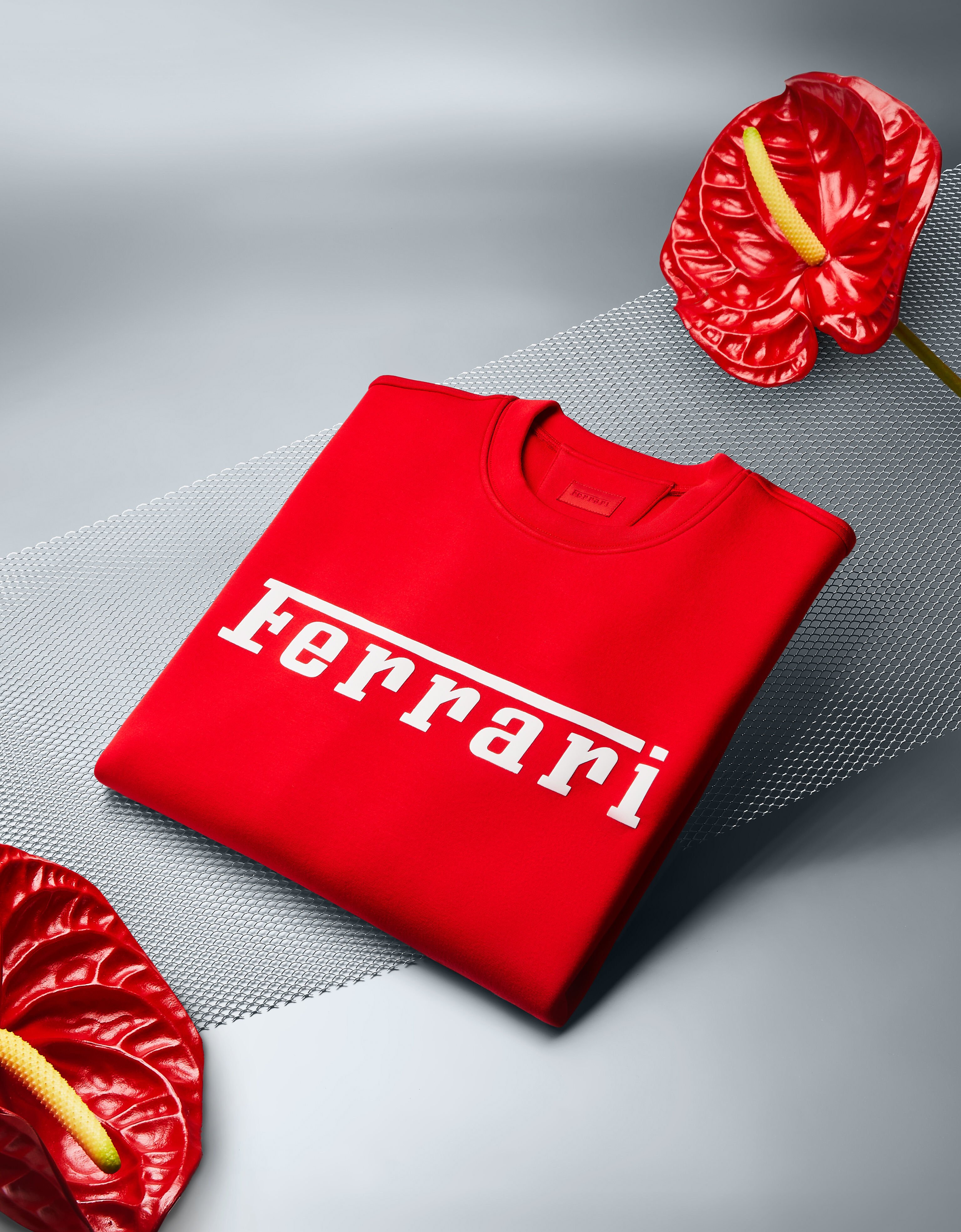 Scuba sweatshirt with Ferrari logo Ferrari Scuba sweatshirt with Ferrari logo Racing red 20518f