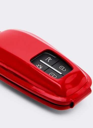 Ferrari keyring in glossy leather Ferrari Ferrari keyring in glossy leather Rosso Dino 49749f