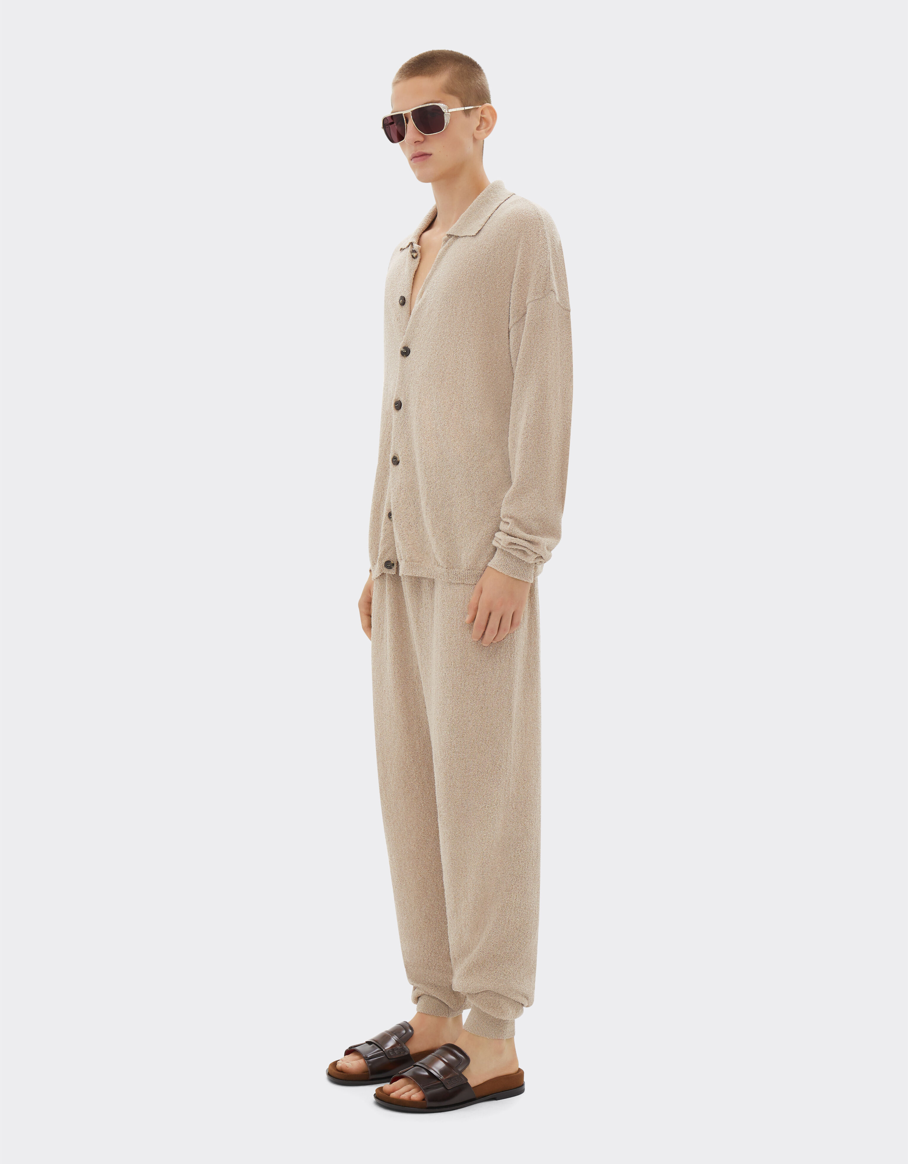 Ferrari Knit trousers Ecru 21834f